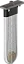 Внешняя часть Hansgrohe sBox Square 28010340, черный хром