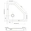 Душевой поддон Veconi Tezeo Acrylic TZ53B-100-C5 100x100 черный