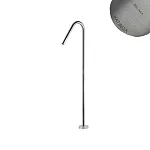 Излив для ванны Bruma Leaf, хром матовый, напольный, 1456413ST