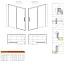 Шторка на ванну Radaway Idea PN DWJ 180 L (прозрачное)