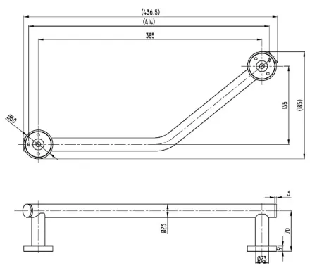 Поручень Villeroy&Boch Elements, TVA15102000061