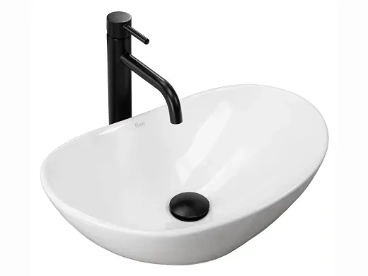 Умывальник накладной Rea Royal Mini white 47,5х31 белый, REA-U6507