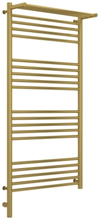 Полотенцесушитель электрический Сунержа Богема 3.0 1200x600 с полкой, состаренная латунь, L/R Полотенцесушитель электрический Сунержа Богема 3.0 1200x600 с полкой, состаренная латунь, L/R