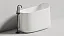 Ванна Salini Cascata Oriente Ofuro 1043101MF, 140 х 80 см, из искусственного камня S-Sense, цвет белый матовый, покраска по RAL полностью