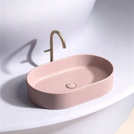 Умывальник Ceramicanova Element CN6048MP 60см сантехфарфор розовый матовый, CN6048MP