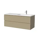 Тумба под раковину Sancos Folk FL120LCP/FL120RCP, 120 см, повесная, чаша левая/правая, капучино