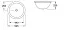 Раковина Villeroy&Boch Loop&Friends 6180 43 D 440 мм