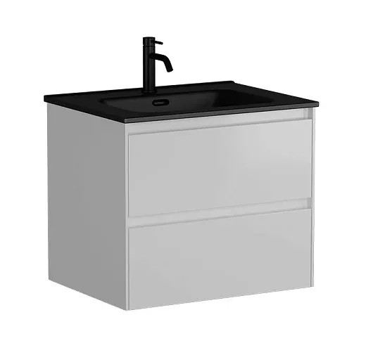 Тумба под раковину Sancos Cento CN60W 60, подвесная, белый глянец