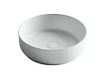 Раковина Ceramicanova Element CN6022MW 39 x 39 x 12 см, накладная, круглая, без перелива, сантехфарфор