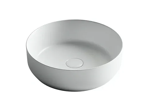 Умывальник Ceramicanova Element CN6022MW 39х39х12см накладной круглый без перелива, CN6022MW