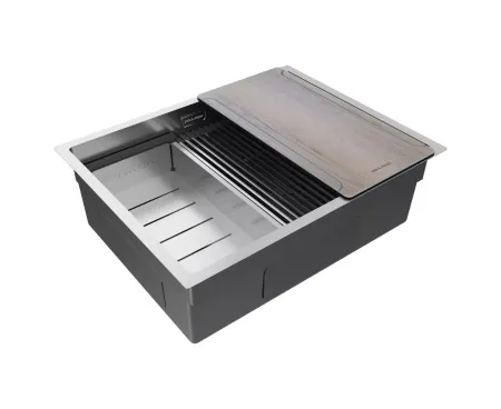 Кухонная мойка PAULMARK NEXT-MULTI SINK 58 UNI PM785845-BS (нержавеющая сталь)