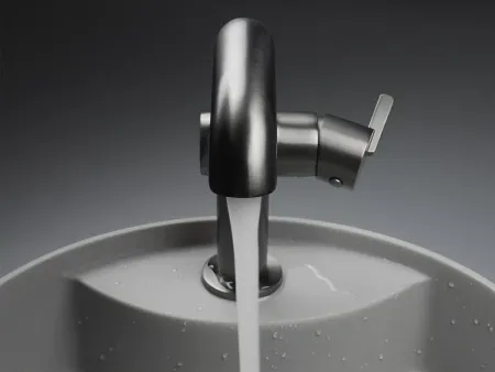 Смеситель для умывальника Deante Silia Titanium BQS_D24M титан