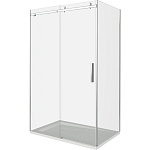 Душевая дверь в нишу Good Door Altair WTW-140-C-CH, 140 х 195 см, стекло прозрачное, хром, АЛ00004