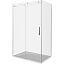 Душевая дверь в нишу Good Door Altair WTW-110-C-CH, 110 х 195 см, стекло прозрачное, хром, АЛ00001