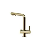 Смеситель для кухонной мойки Sancos Foster SC4014BG, с подключением к фильтру, цвет брашированное золото