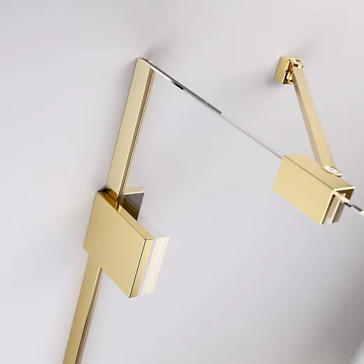Шторка на ванну Radaway Essenza Pro Gold PNJ 80 (прозрачное/золото)
