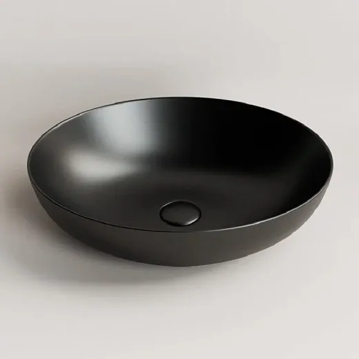 Умывальник Ceramicanova Element 52х39.5х13см накладной черный матовый, CN6017MB