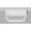 Ванна Salini Perla 1049204MF, 170 х 90 см, из искусственного камня S-Stone, с донным клапаном, цвет белый матовый, покраска по RAL полностью