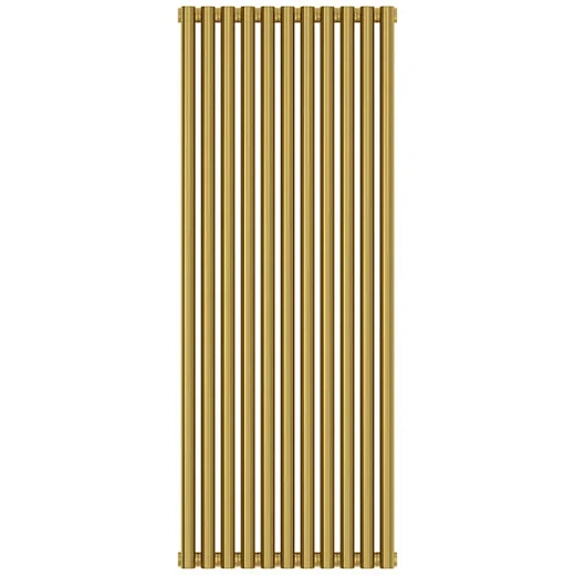 Радиатор трубчатый Сунержа Эстет-11, 11 секций, боковое подключение, цвет золото, 03-0302-1211