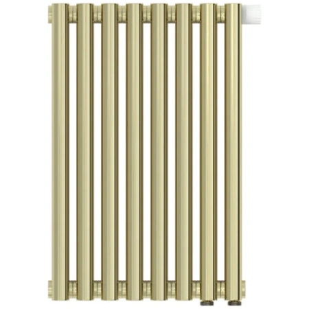 Радиатор отопления Сунержа Эстет-11 EU50, 8 секций, нижнее подключение, цвет шампань, 020-0312-5008