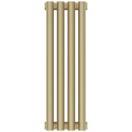 Радиатор отопления Сунержа Эстет-0, 4 секции, боковое подключение, цвет матовая шампань, 022-0331-5004