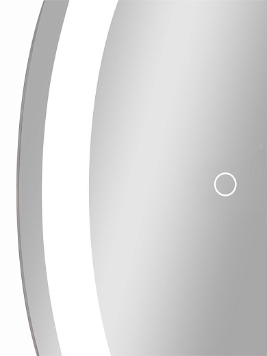 Зеркальный шкаф Torneo White d700 оборачиваемая модель, розетка МВК085