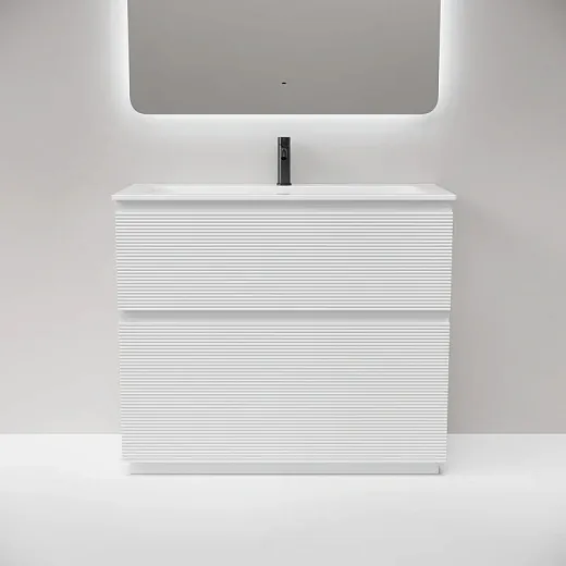 Тумба под раковину Sancos Folk Floor FL100FW, 100 см, напольная, bianco