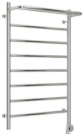 Полотенцесушитель электрический Стилье Формат 20 ТП/ТЛ 00520-8050/00521-8050, с полкой, высота 80 см x ширина 50 см, хром Полотенцесушитель электрический Стилье Формат 20 ТП/ТЛ 00520-8050/00521-8050, с полкой, высота 80 см x ширина 50 см, хром