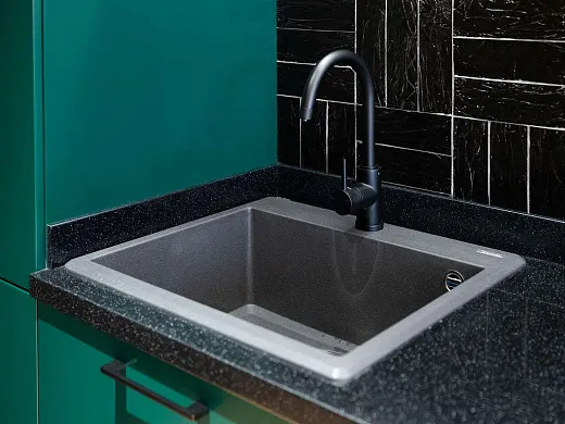 Кухонная мойка Omoikiri Tedori 57-GR Tetogranit/leningrad grey