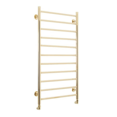 Полотенцесушитель Ростела Виктория нижнее подключение 1/2" 50x120 11 перекладин золото