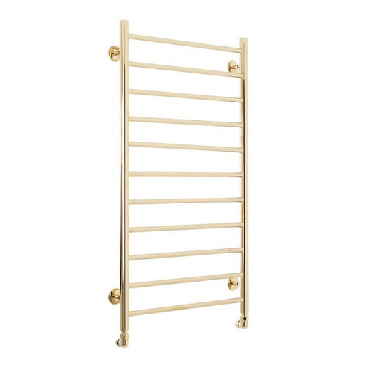 Полотенцесушитель Ростела Виктория нижнее подключение 1/2" 50x120 11 перекладин золото