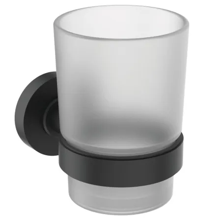 Стакан Ideal Standard IOM Black матовое стекло A9120XG