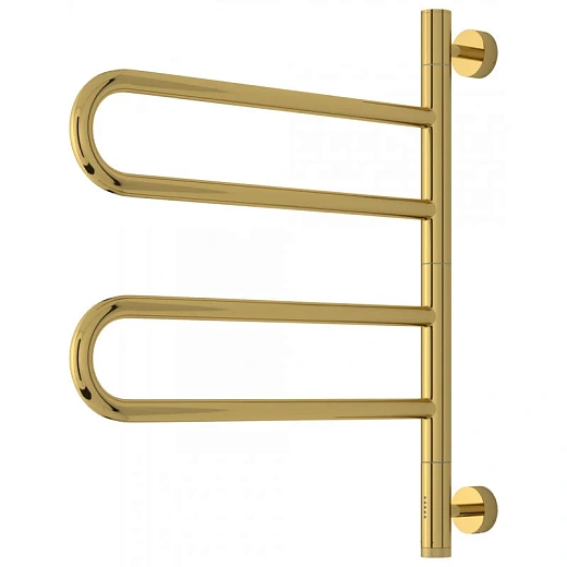 Полотенцесушитель электрический поворотный Сунержа Парео 4.0, 600x550, цвет золото, 03-0823-0567