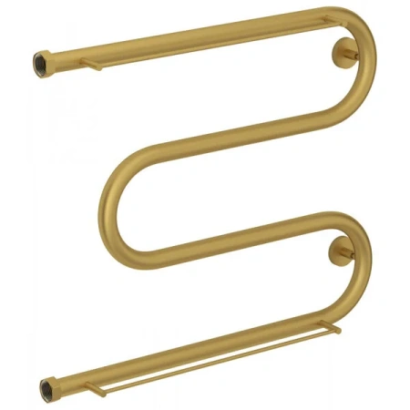 Полотенцесушитель водяной Сунержа М-образный+, 500x650, с 2 полками, цвет матовое золото, 032-4008-5065