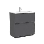 Тумба под раковину Sancos Folk Floor FL80FGS, 80 см, напольная, grey soft