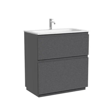 Тумба под раковину Sancos Folk Floor FL80FGS, 80 см, напольная, grey soft