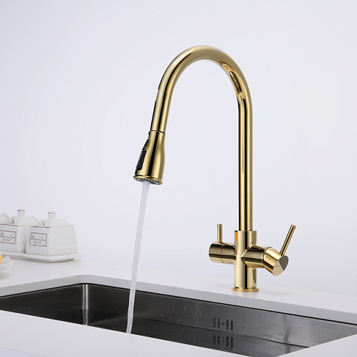 Смеситель PAULMARK LANGE La214212-G (золото)