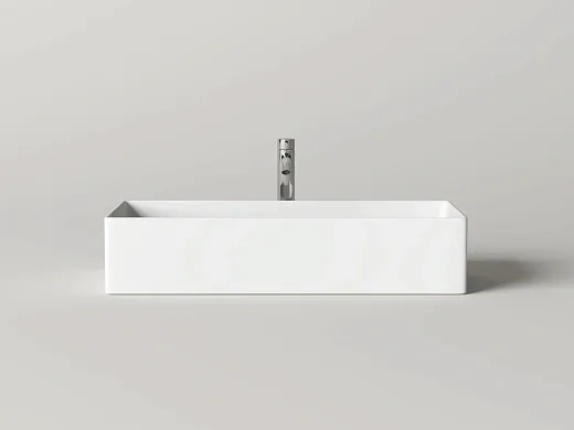Умывальник накладной Ceramicanova Адель (Adele) 76x34x16см, белый, CN6090