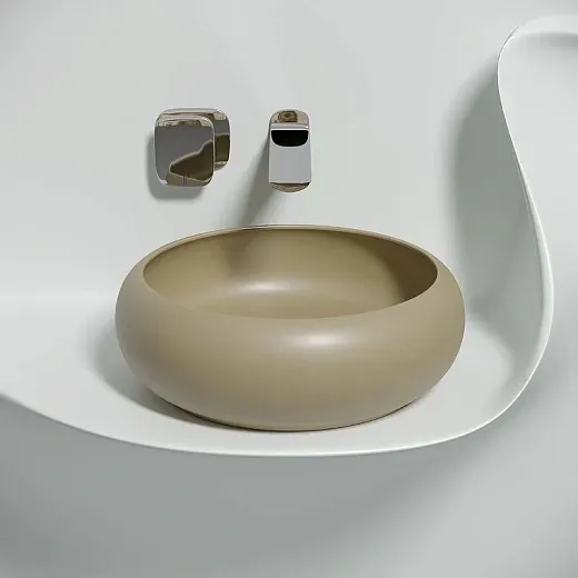 Умывальник Ceramicanova Element CN6050MC 36см сантехфарфор капучино матовый, CN6050MC