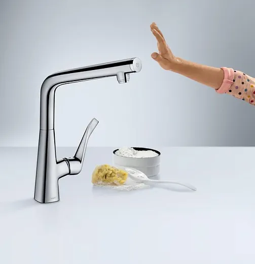 Смеситель Hansgrohe Metris S 14883000 для кухонной мойки