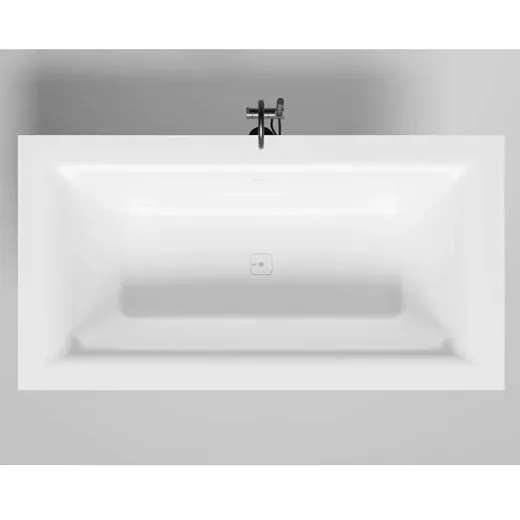 Ванна Salini Ариоза 1053201MF, 210 х 110 см, из искусственного камня С-Стоун/S-Stone, донный клапан, сифон, ножки, цвет белый матовый, покраска по RAL полностью