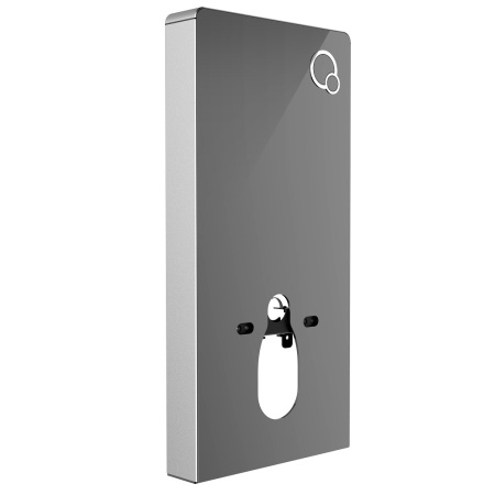 Инсталляционный модуль для подвесного унитаза Brunnen EIS BE-5221 Button Black Инсталляционный модуль для подвесного унитаза Brunnen EIS BE-5221 Button Black