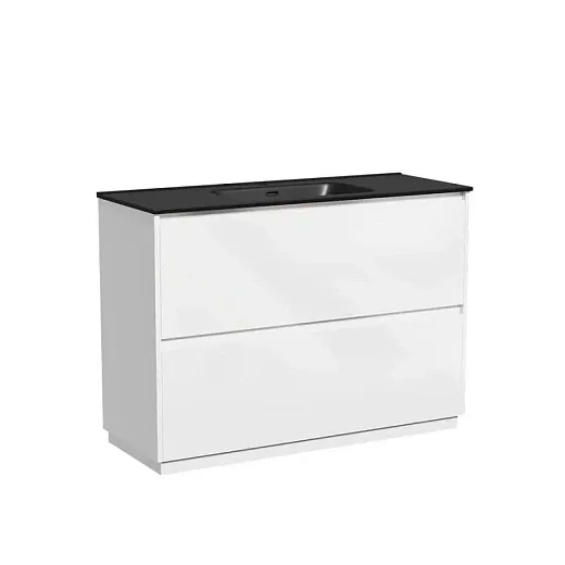 Тумба под раковину Sancos Libra Floor LB120F-1W, 120 см, напольная, цвет белый глянцевый