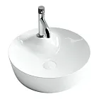 Раковина Ceramicanova CN6014 43.5 x 43.5 x 13.5 см, накладная, круглая, без перелива, сантехфарфор