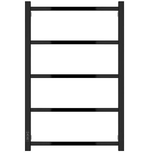 Полотенцесушитель электрический Стилье Формат 26, ширина 50 см, высота 80 см, диммер слева/справа, черный, 17527-8050/17526-8050