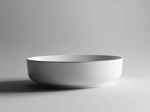 Умывальник Ceramicanova CN5002 55х40х14см накладной овальный без перелива, CN5002
