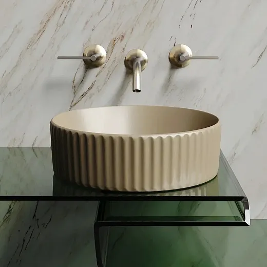 Умывальник Ceramicanova Element CN6057MC 36см сантехфарфор капучино матовый, CN6057MC