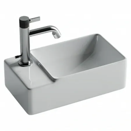 Умывальник Ceramicanova Element 40см подвесной белый, CN5046 сантехфарфор