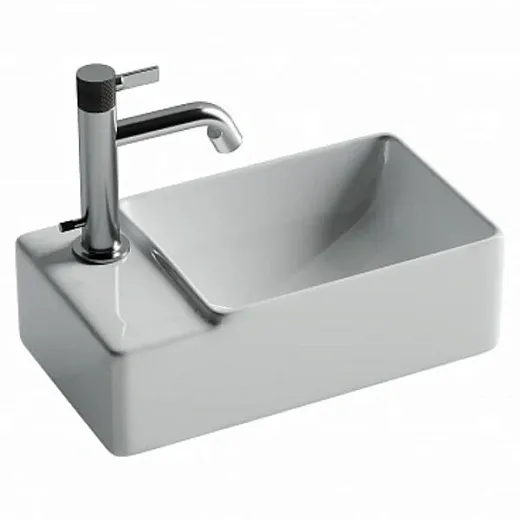 Умывальник Ceramicanova Element 40см подвесной белый, CN5046 сантехфарфор