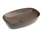 Раковина Ceramicanova Element CN6049MDB, 60 см, сантехфарфор, цвет темно-коричневый матовый